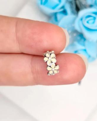 Distanzatore originale pandora Fiori argento 925