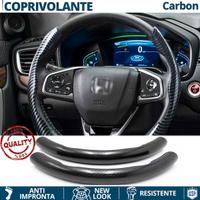 COPRIVOLANTE per HONDA Effetto FIBRA CARBONIO