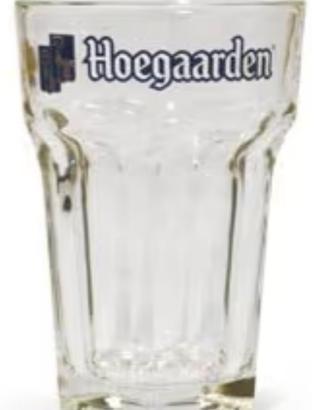 Set 6 Bicchieri "HOEGAARDEN BELGIO" =>0,4L Nuovo