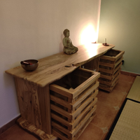 Ulivo acacia arredamento tavolo top bagno tronco
