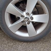 Set originale ruote in lega skoda karoq