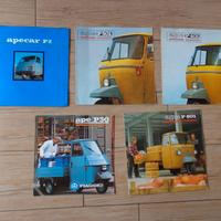 LOTTO DEPLIANT VINTAGE APE APECAR PIAGGIO