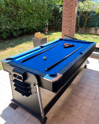 Biliardo 3x1, ping pong, air hokey