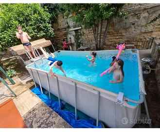 Piscina bestway 412x212x122 con pompa a sabbia