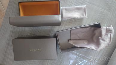 scatola e porta occhiali Bulgari 