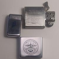 Vintage Zippo USA Sixth Fleet Vice Admiral