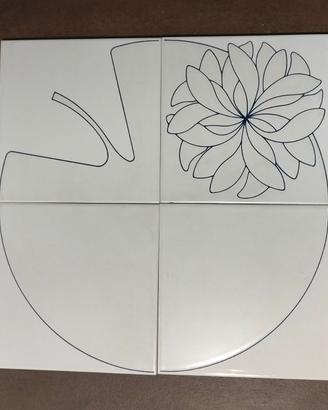 Cedit,decoro "Ninfea"di Marco Zanuso,1974