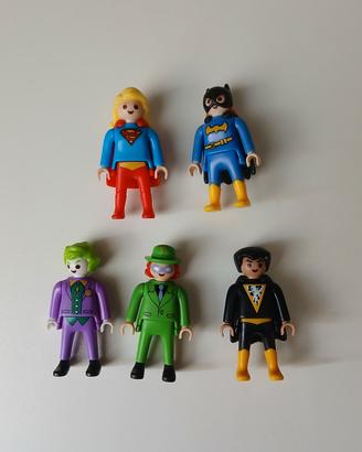 lotto supereroi Playmobil Kinder joker Supergirl