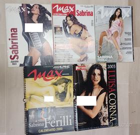 Max Sabrina FERILLI 2 calendari + 3 riviste