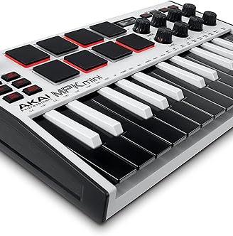 Akai MPK Mini MK3 bianca tastiera MIDI USB 25 tast