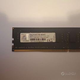 G.SKILL DDR4-2133 RAM 1.20v 2016 8GB