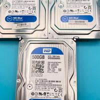 Lotto 3 HDD WD Blue 3.5” SATA – 500GB ciascuno