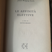 Libro Le affinità elettive