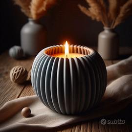 Portacandele (LED) in tre misure