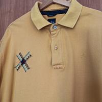 Polo unica Vintage uomo brand logo B.K. collection