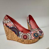 Scarpa con zeppa Desigual n.38