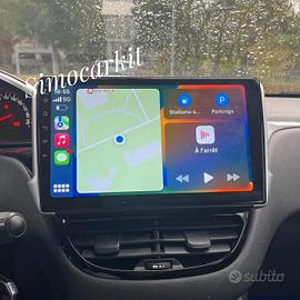 Car Tablet Android CarPlay Per Peugeot 208 2008