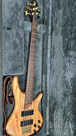 Basso 5 corde Ibanez SR 905 legno naturale