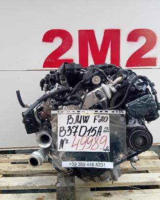 MOTORE COMPLETO BMW Serie 1 F20 B37D15A 116 CV 85