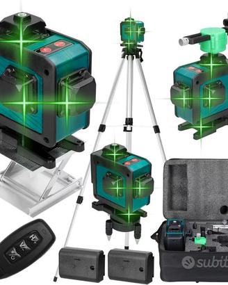 Livella Laser Verde 16 Linee + Treppiede