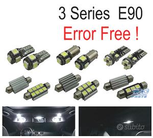KIT 15 LAMPADE LED INTERNE BMW E90 SEDAN 320D 320D