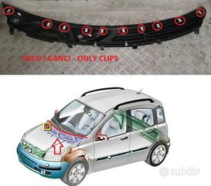 Ganci Gocciolatoio Griglia Parabrezza Fiat Panda