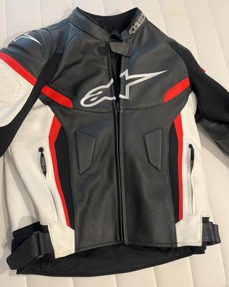 GIACCA IN PELLE ALPINESTARS GP PLUS R V2 AIRFLOW