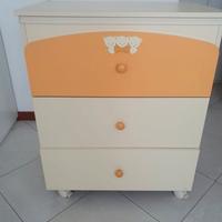 Fasciatoio MIBB con vasca bagnetto