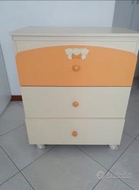 Fasciatoio MIBB con vasca bagnetto