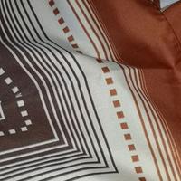 Foulard fiorini marrone