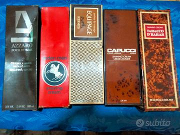 saponi da barba vintage rarissimi anni 80.