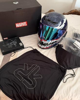 Casco ruroc venom marvel+ visiere + shockwave
