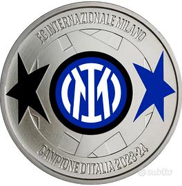 Medaglia Argento Inter Campione d'Italia 2023-24