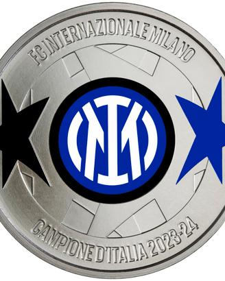 Medaglia Argento Inter Campione d'Italia 2023-24