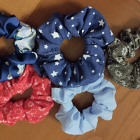 Scrunchies/ elastici in stoffa colorati