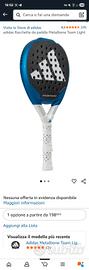 racchetta padel adidas metalbone team light 