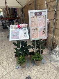 lavagne porta-menu da esterno – Stile elegante, b
