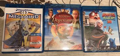 Lotto tre film in bluray
