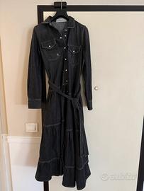 Abito Lungo denim jeans Invecchiato Golden Goose