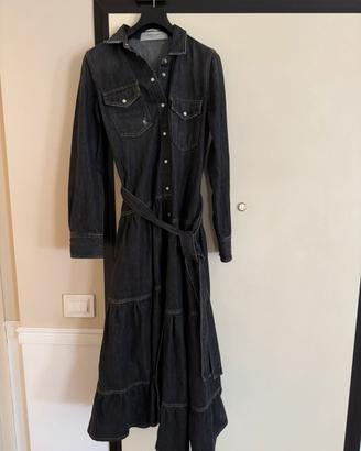 Abito Lungo denim jeans Invecchiato Golden Goose