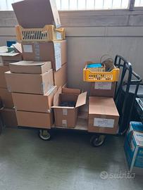 Carrellino da trasporto 4 ruote – robusto 110×80