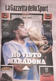 Gazzetta Ho Visto Maradona Diego Armando 26.11.20