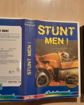 STUNT MEN! (1989) vhs videocassetta cinehollywood