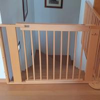 Barriera di protezione per le scale in legno