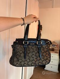 Borsa Celine nera e beige