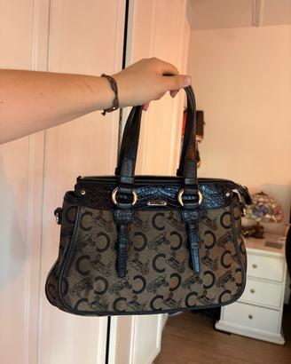 Borsa Celine nera e beige