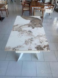 tavolo allungabile fine serie Crystal ceramica