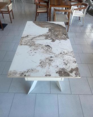 tavolo allungabile fine serie Crystal ceramica