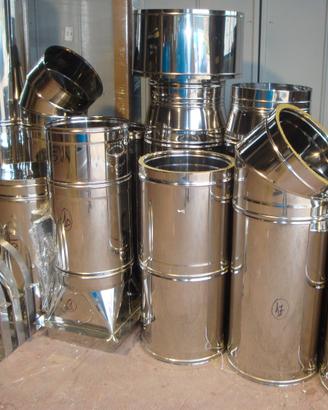 Tubo canna fumaria inox