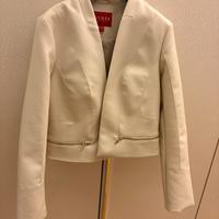 Giubbotto pelle Guess beige